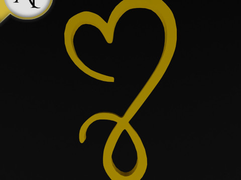 Heart - 2D Art 3D मॉडल