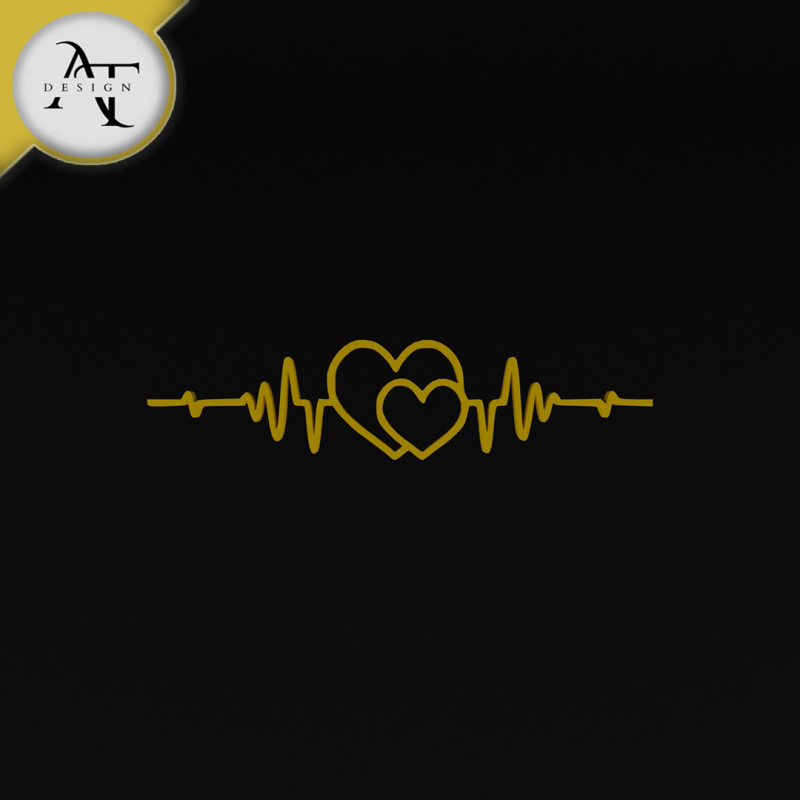 Heartbeat - 2D Art Model 3D .c4d .max .obj .3ds .fbx .stl .blend
