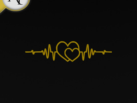 Heartbeat - 2D Art 3D Model