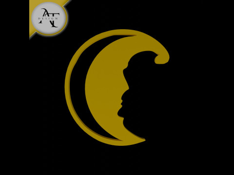 Simple Letter Symbol - 2D Art Modèle 3D