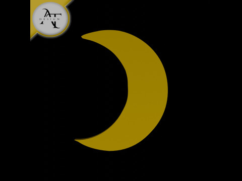 Simple Letter Symbol - 2D Art Modèle 3D