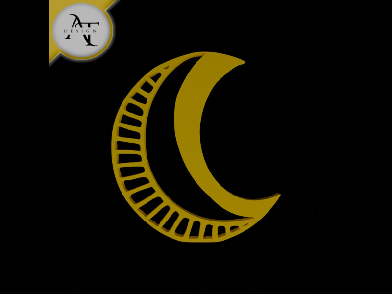 Simple Letter Symbol - 2D Art Modello 3D .c4d .max .obj .3ds .fbx .stl .blend