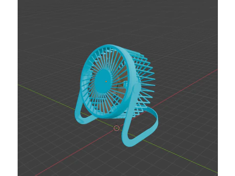 Fan 3D Model