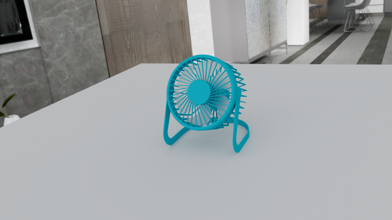Fan 3D Model .c4d .max .obj .3ds .fbx .stl .blend 