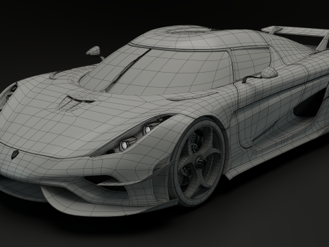 Koenigsegg Regera 3D Model