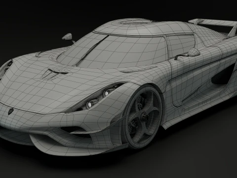 Koenigsegg Regera 3D Model