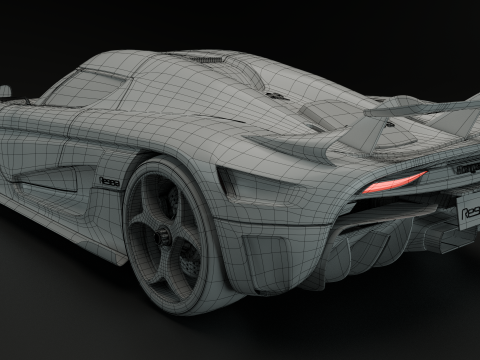 Koenigsegg Regera 3D Model