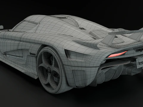 Koenigsegg Regera 3D Model
