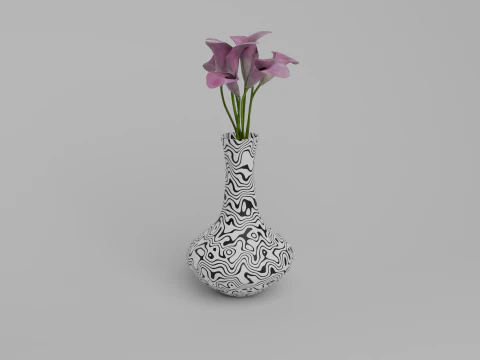 Optical Flow Vase 3D Model