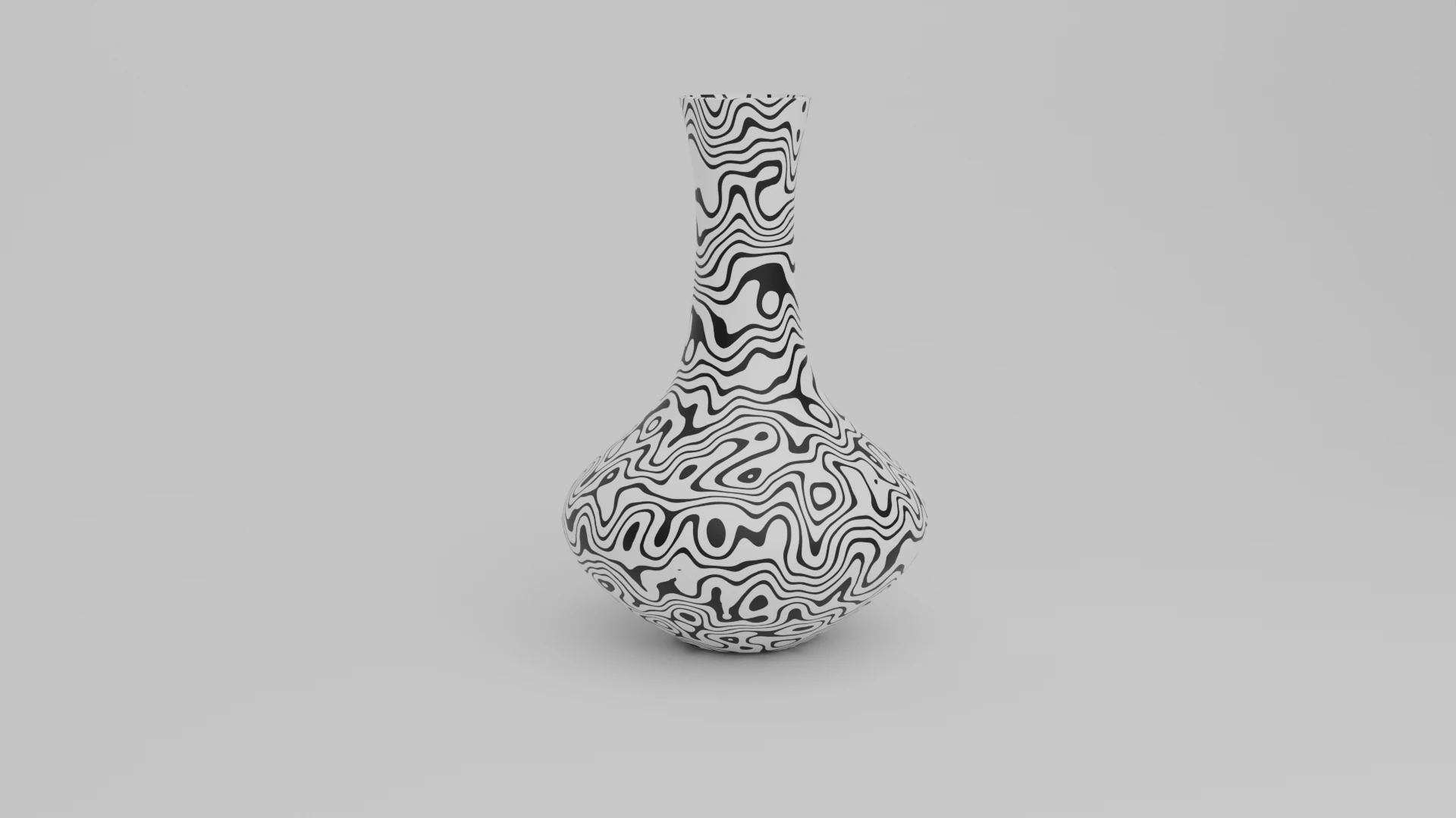 Optical Flow Vase 3D Model .c4d .max .obj .3ds .fbx .stl .blend 