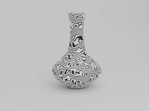 Vaso a flusso ottico Modello 3D