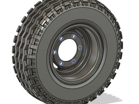Wheel 153 inch 3D 모델