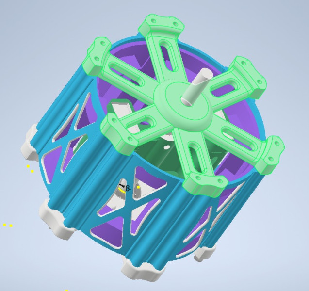 Prototype of electric generator 3D Model .c4d .max .obj .3ds .fbx .stl .blend