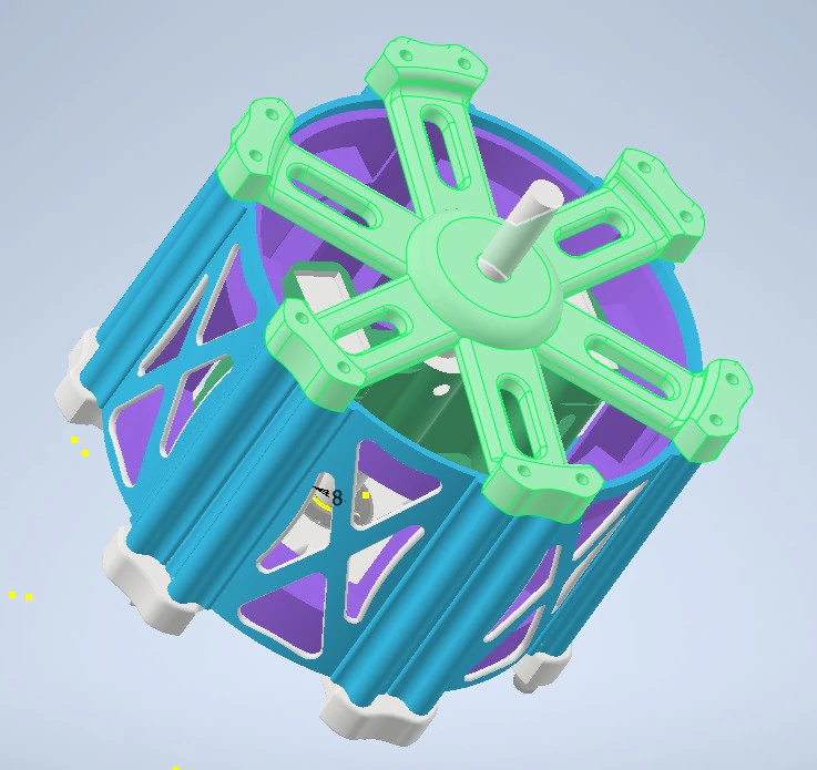 Prototype of electric generator 3D Model .c4d .max .obj .3ds .fbx .stl .blend 