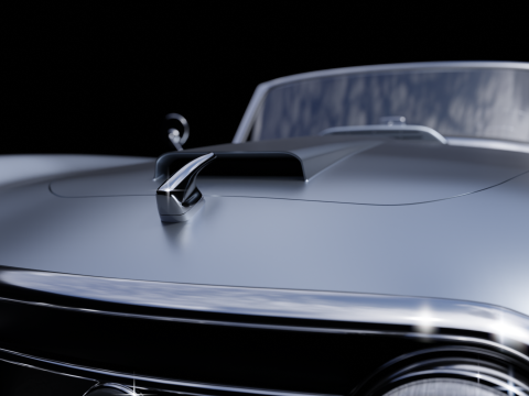 Nash Healey Pininfarina Roadster 1952-1953 Rigged Modelo 3D