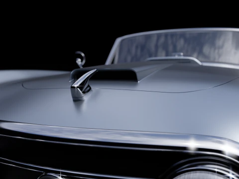 Nash Healey Pininfarina Roadster 1952-1953 Rigged 3D Model