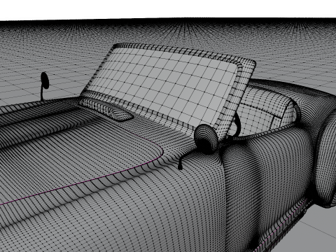 Nash Healey Pininfarina Roadster 1952-1953 Rigged Modelo 3D