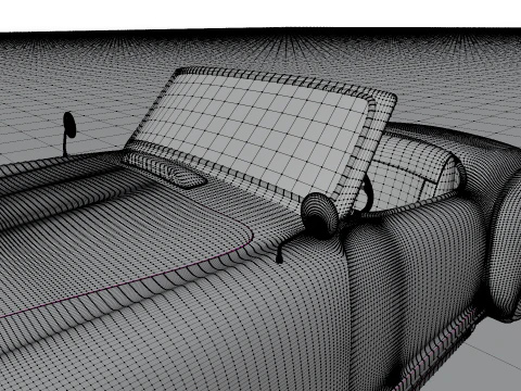 Nash Healey Pininfarina Roadster 1952-1953 Rigged 3D Model