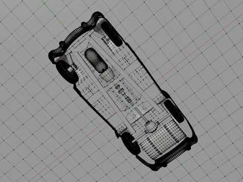 Nash Healey Pininfarina Roadster 1952-1953 Rigged Modelo 3D