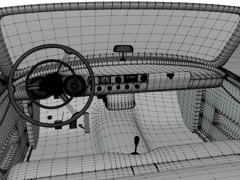 Nash Healey Pininfarina Roadster 1952-1953 Rigged 3D Model