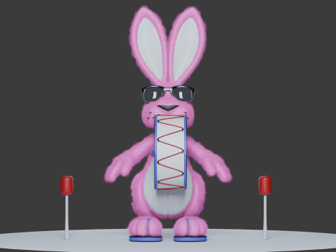 Energizer Bunny 3D Mode Modelo 3D