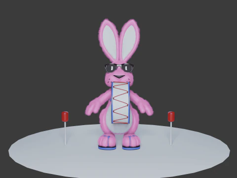 Energizer Bunny 3D Model