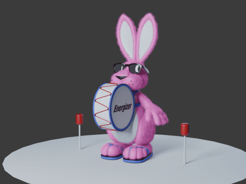 Energizer Bunny 3D Mode Modelo 3D