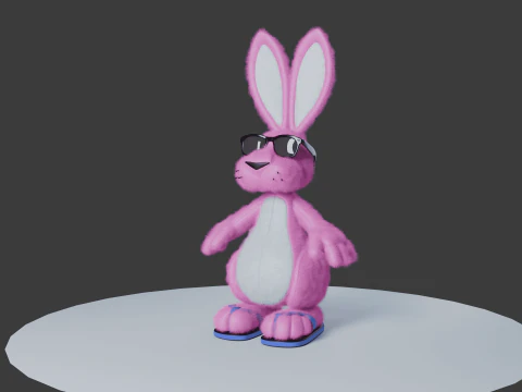 Energizer Bunny 3D Model