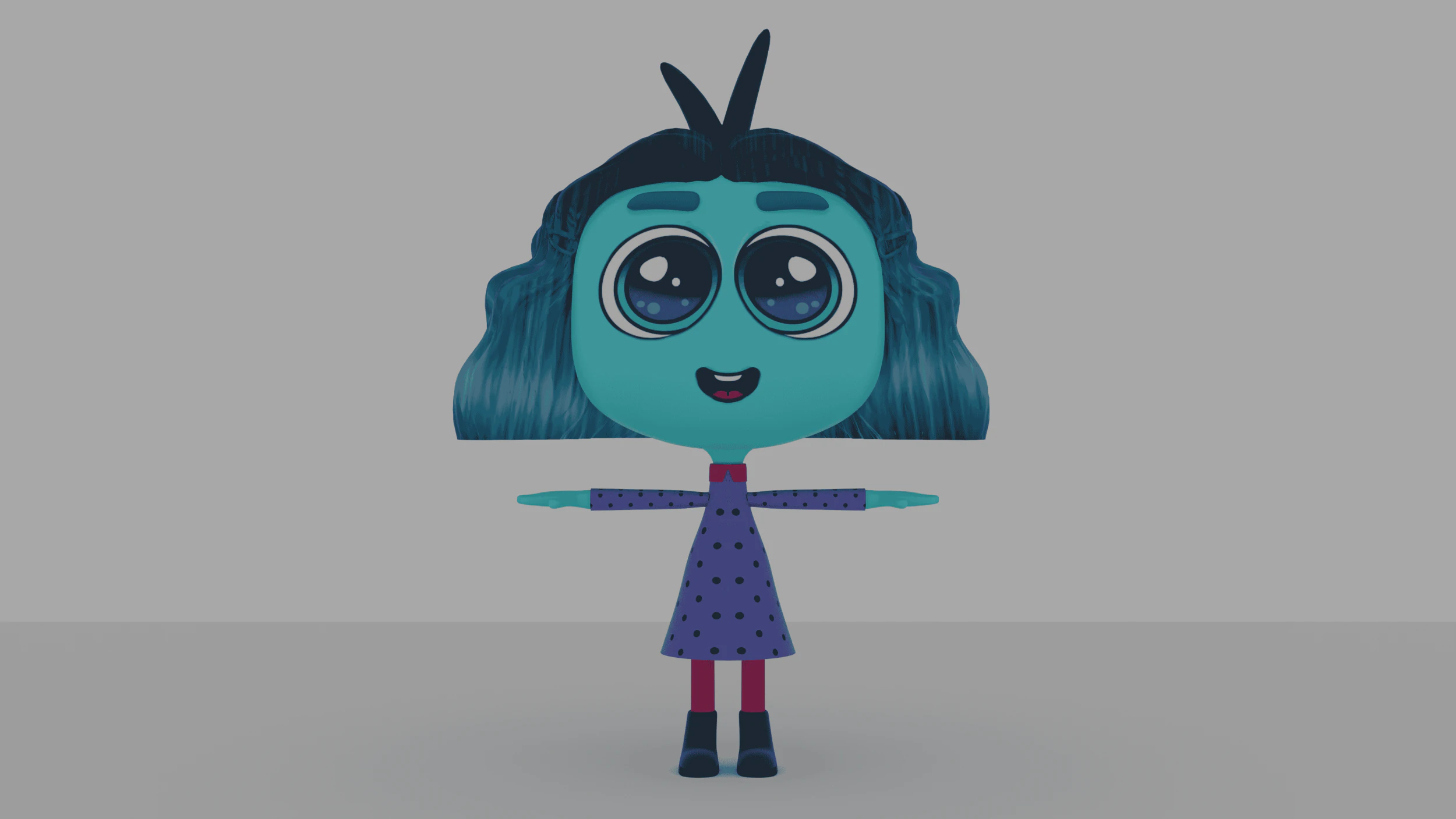 Inside Out &ndash; Neid 3D Modell .c4d .max .obj .3ds .fbx .stl .blend 