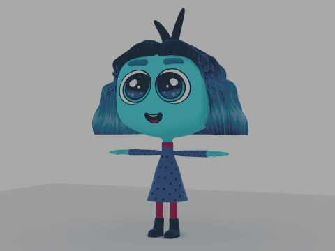Inside Out &ndash; Neid 3D Modell