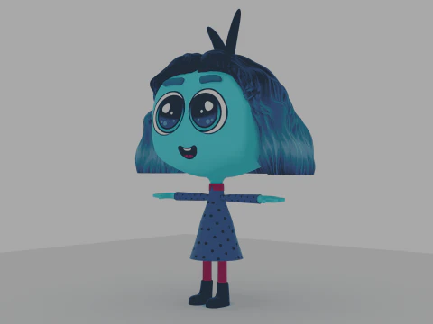 Inside Out &ndash; Neid 3D Modell