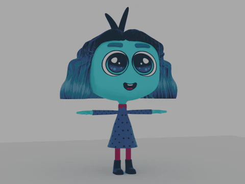 Inside Out &ndash; Neid 3D Modell