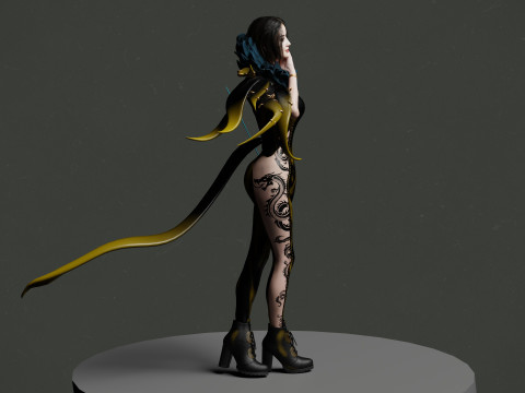 Jinsoyun from Blade and Soul Fan Art 3D Model