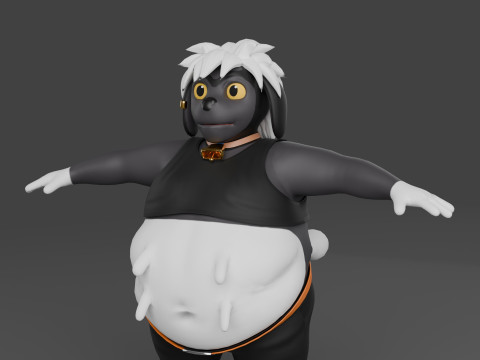 Kuro the Miltak 3D Fan Art Model Modelo 3D
