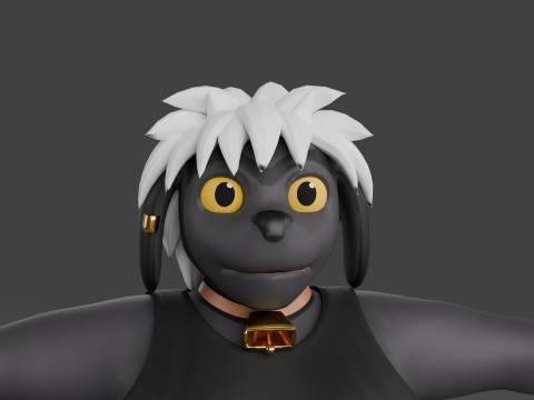 Kuro the Miltak 3D Fan Art Model Modelo 3D