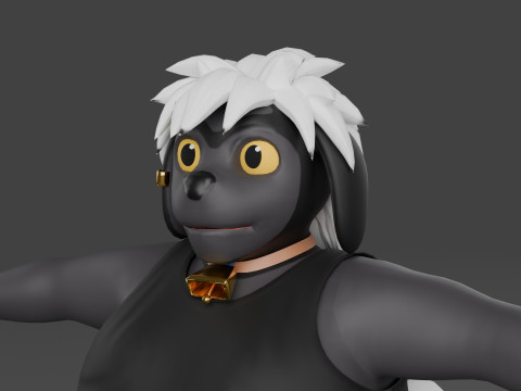 Kuro the Miltak 3D Fan Art Model Modelo 3D