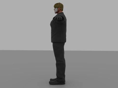 Luther Strode Character 3D Model