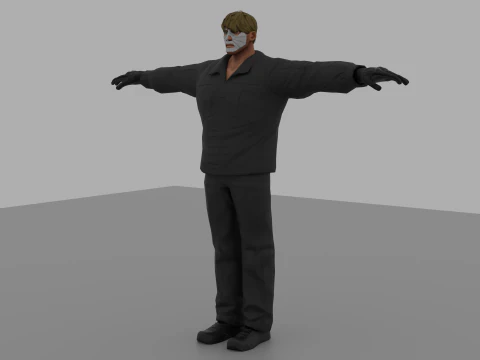 Luther Strode Character 3D Model