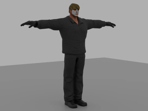 Luther Strode Character 3D Model