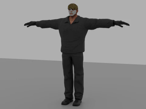 Luther Strode Character 3D Model