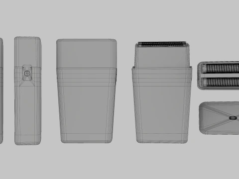 BaBylissPRO FOILFX02 Shaver Trimmer 3D Model