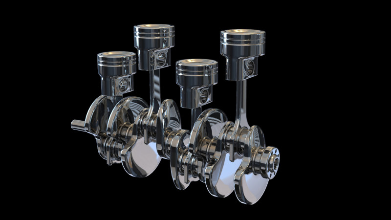 Piston 3D Model .c4d .max .obj .3ds .fbx .stl .blend 