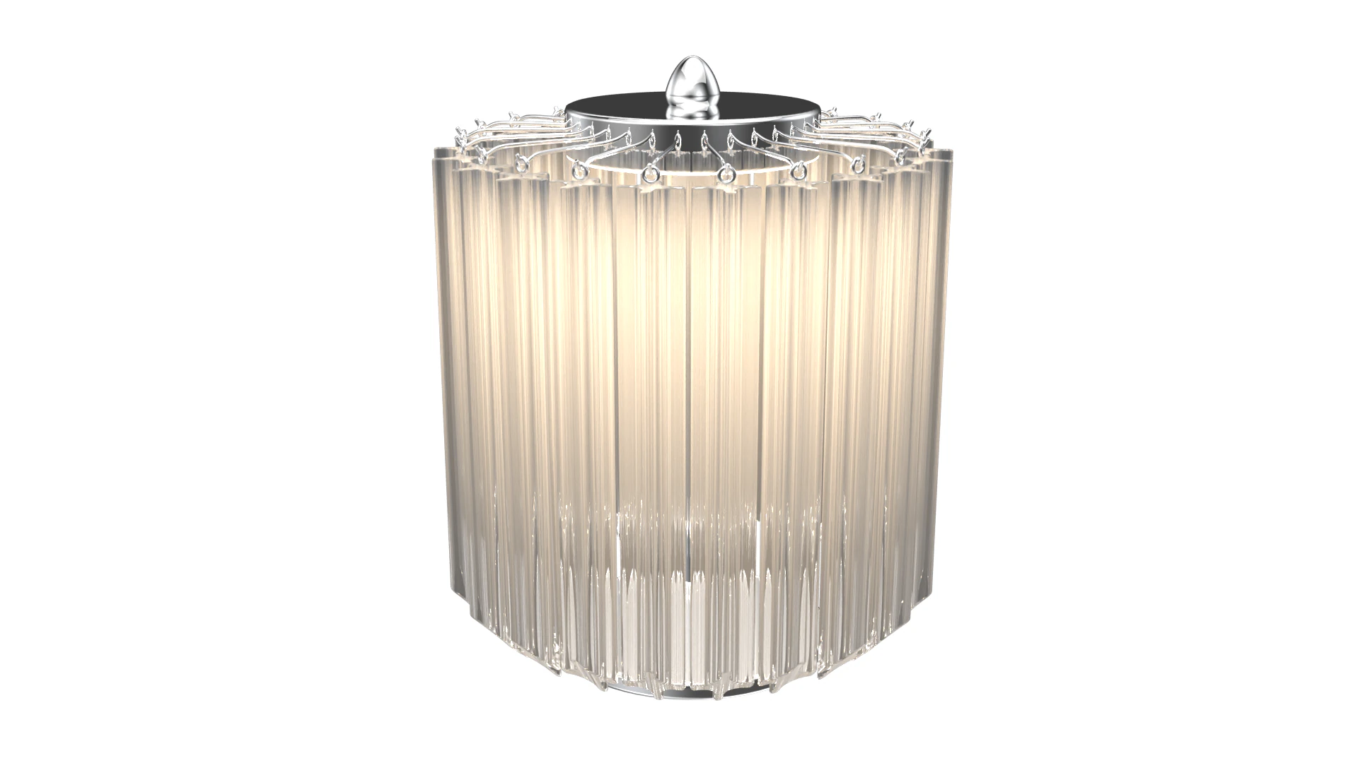 VENINI QUADRIEDRI TABLE LAMP 3D Model .c4d .max .obj .3ds .fbx .stl .blend 