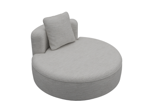 SOFA ROUNDED 3D Model