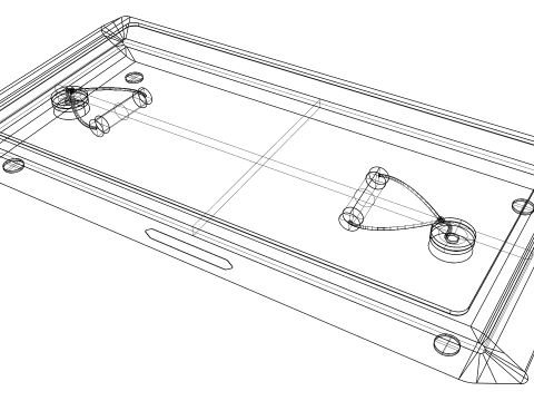 VITRUVIAN FOOTBOARD ALL IN ONE 3D Model