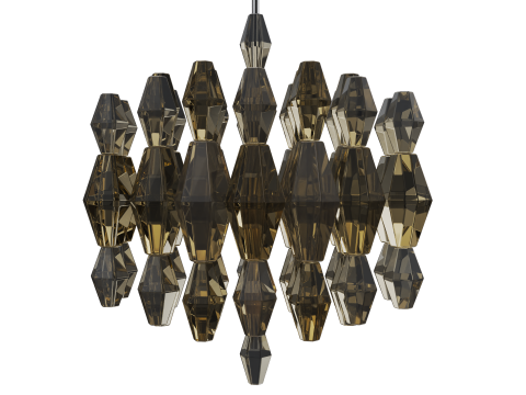 VENINI POLIEDRI CHANDELIER 3D Model