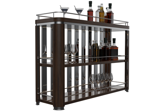 BUFFET BAR Modello 3D