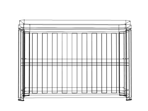 BUFFET BAR 3D Model