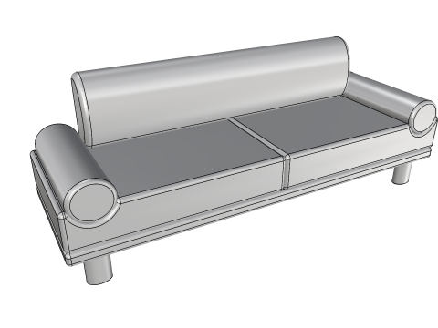 ДИВАН ЛИЛО ВЕСТВИНГ 3D Модель
