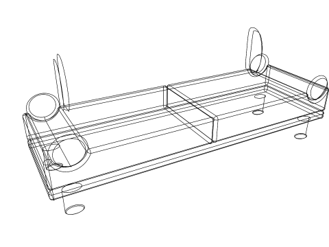 ДИВАН ЛИЛО ВЕСТВИНГ 3D Модель